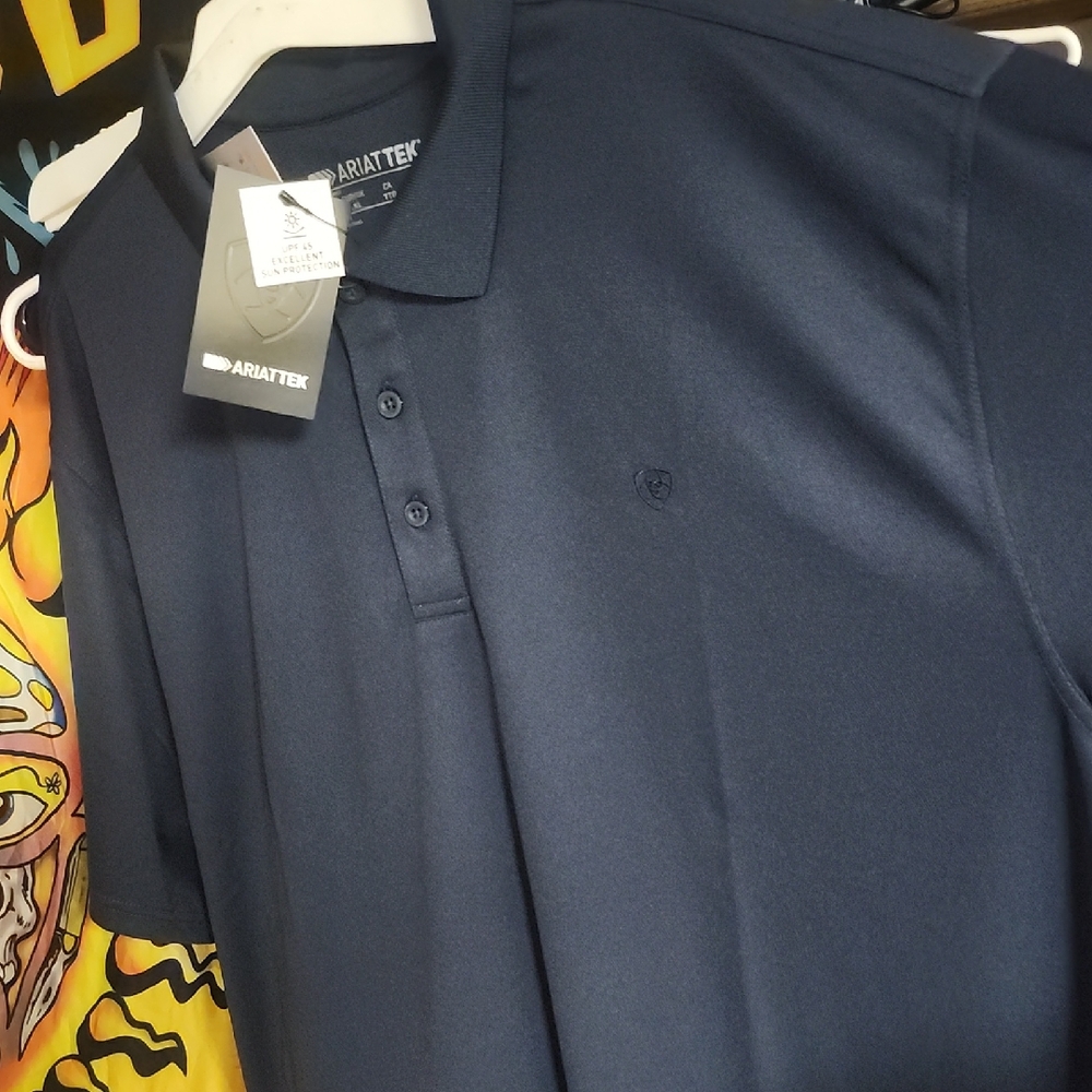 Ariat Men's Navy Polo Shirt